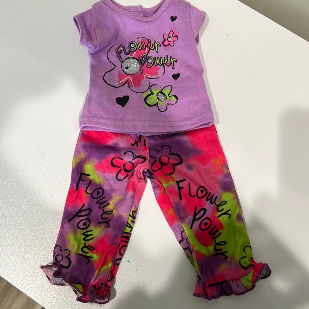 Doll pajamas